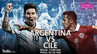 Copa America_Argentina Vs Cile (Bola.com/Adreanus Titus)