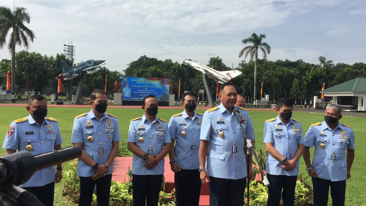 Kepala Staf Angkatan Udara (KSAU) Marsekal TNI Fadjar Prasetyo  (Liputan6.com / Muhammad Radityo Priyasmoro)