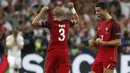 Ekspresi Ronaldo saat pemain Polandia, Jakub Blaszczykowski gagal mencetak gol lewat penalti pada perempat final Piala Eropa 2016 di Stade Velodrome, Marseille, Jumat (30/6/2016) dini hari WIB. (REUTERS/Yves Herman)