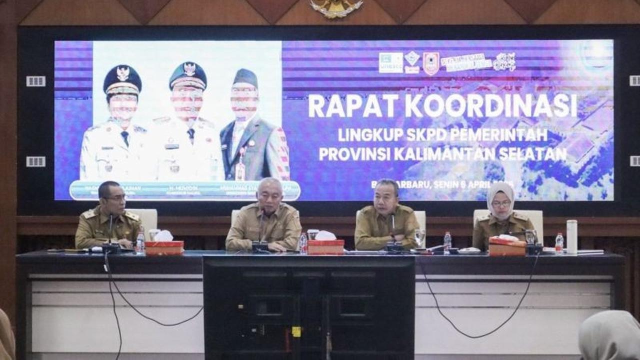 Gubernur Kalsel Evaluasi SKPD, Dorong Percepatan Serapan Anggaran Kalsel Triwulan II 2026