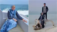 6 Potret Nathalie Holscher dan Frans Faisal Tampil Serasi Pakai Baju Couple