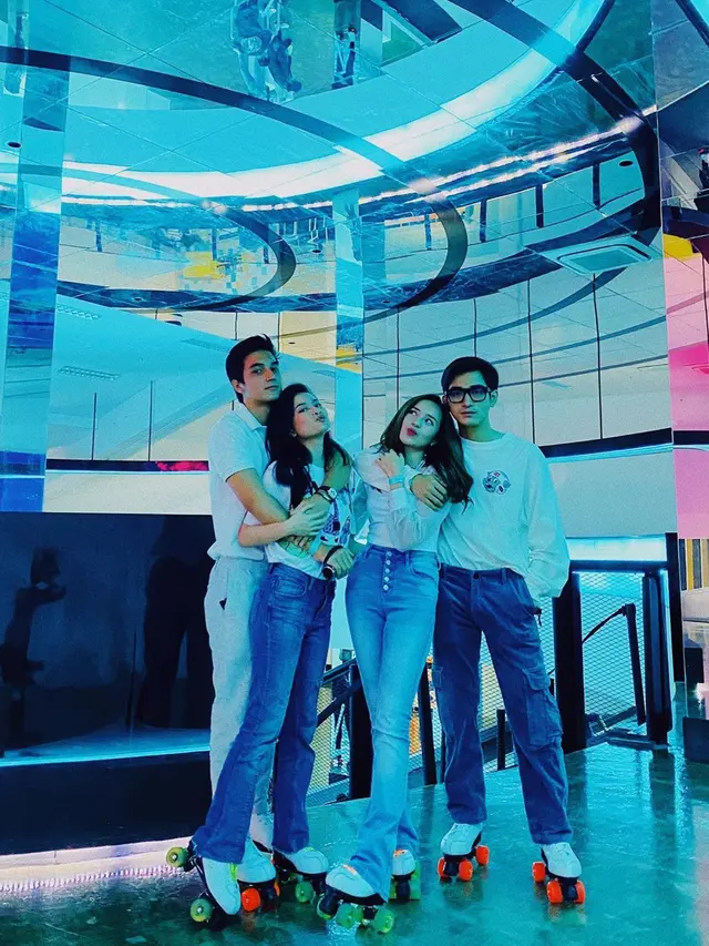 Disebut Double Date, Ini 6 Momen Beby Tsabina, Bio One, Hanggini dan Junior Roberts