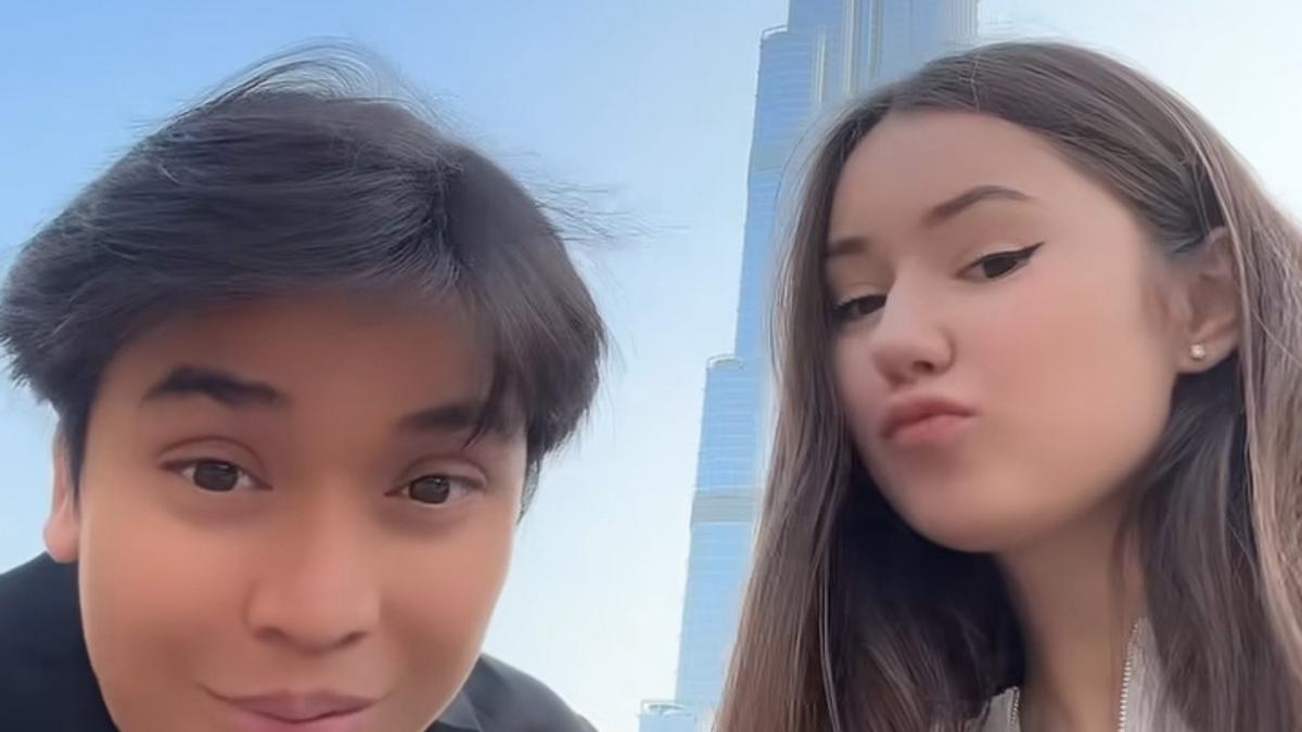 Potret Billy Syahputra dan Vika Pacar Bule Liburan di Dubai, Romantis Rayakan Ultah