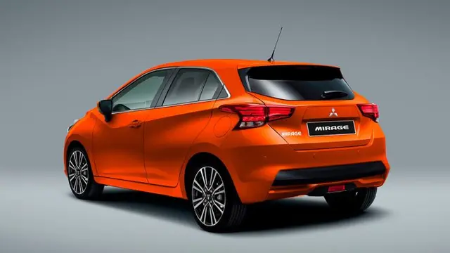 Rendering Mitsubishi Mirage generasi berikutnya.