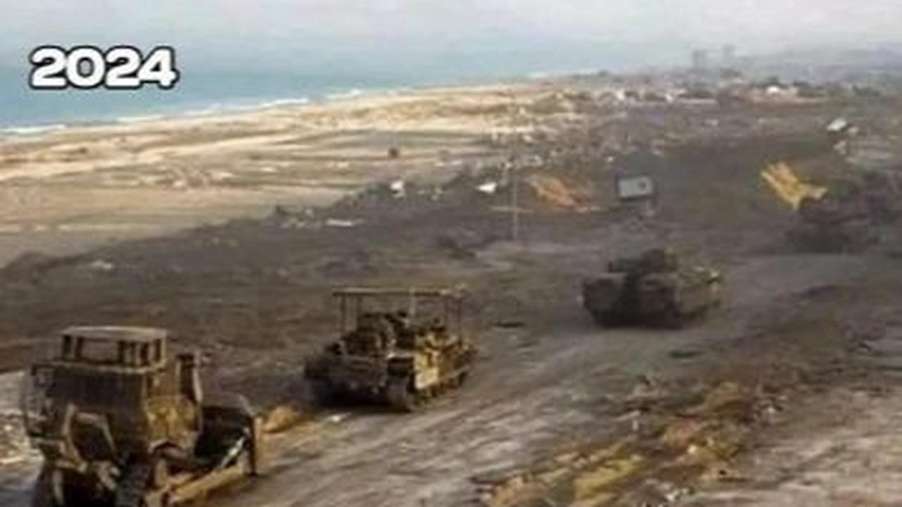 Daerah yang dulu dipenuhi bangunan dan gedung tinggi kini telah berubah bak kota mati.