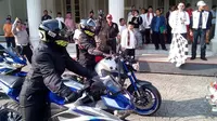 Dalam touring Jakarta-Lombok, 7 Srikandi inmenggunakan motor sport tiga tipe Yamaha, seperti MT-09, YZF-R6 dan YZF-R25.