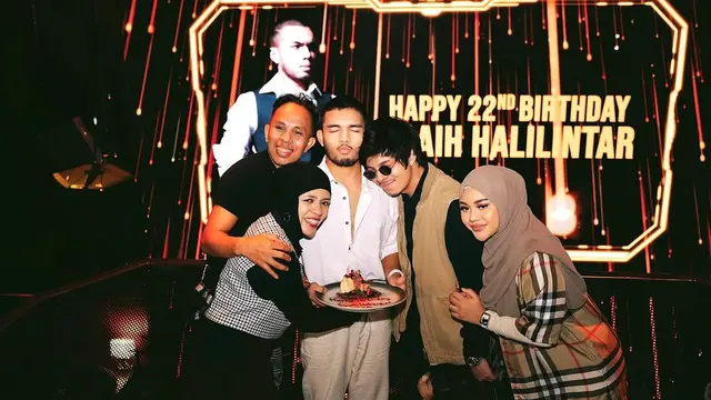 Potret perayaan ulang tahun Saaih Halilintar (Sumber: Instagram/@saaihalilintar)