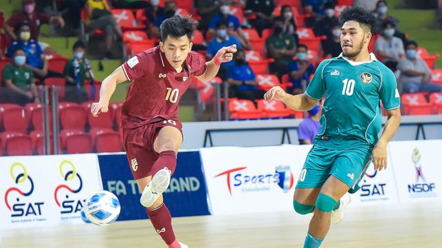 Foto: Aksi Gemilang Muhammad Albagir di Final AFF Futsal 2022 Belum Mampu Ulangi Memori Juara 12 Tahun Lalu