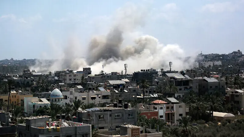 Serangan Israel ke Gaza. (AFP)