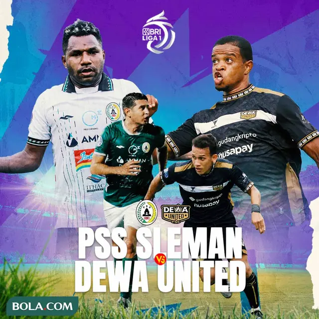 BRI Liga 1 - Duel Antarlini - PSS Sleman Vs Dewa United