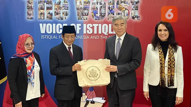 Peresmian American Space di Masjid Istiqlal Jakarta