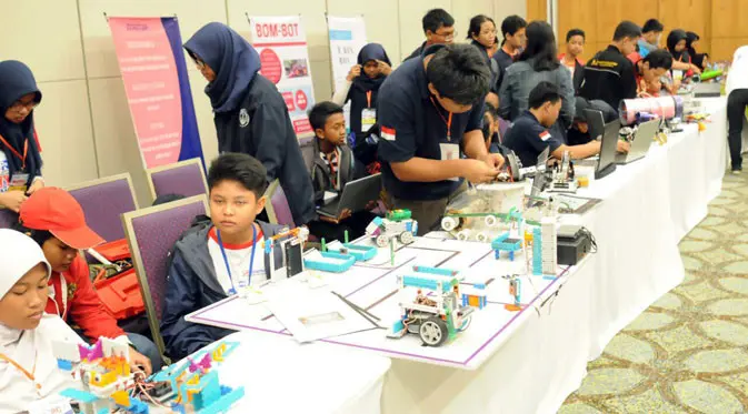 Ratusan Pembuat Robot Cilik Ikuti Indonesian Youth Robot Competition. (Doc: Istimewa)