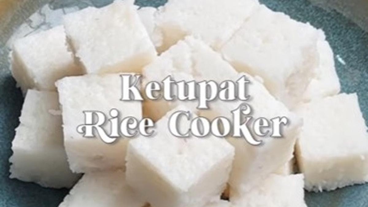Cara Masak Lontong yang Padat dan Kenyal Pakai Rice Cooker