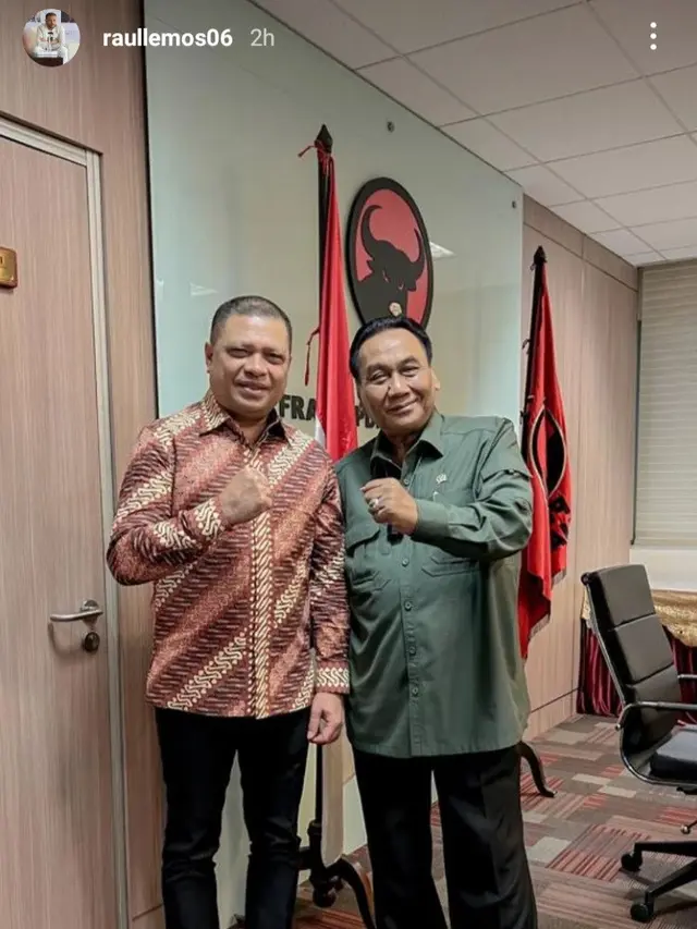 Raul Lemos Kunjungi Kantor DPR Krisdayanti