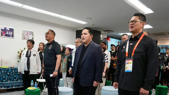Menpora Erick Thohir saat meresmikan Rumah Indonesia di Asian Games 2026