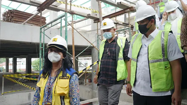 Bobby Nasution dan Kementrian PUPR Tinjau Pembangunan Pasar Berkonsep Green Building