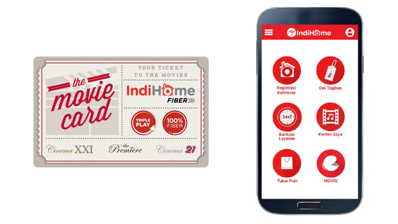 Telkom Relaunching IndiHome Movie Card