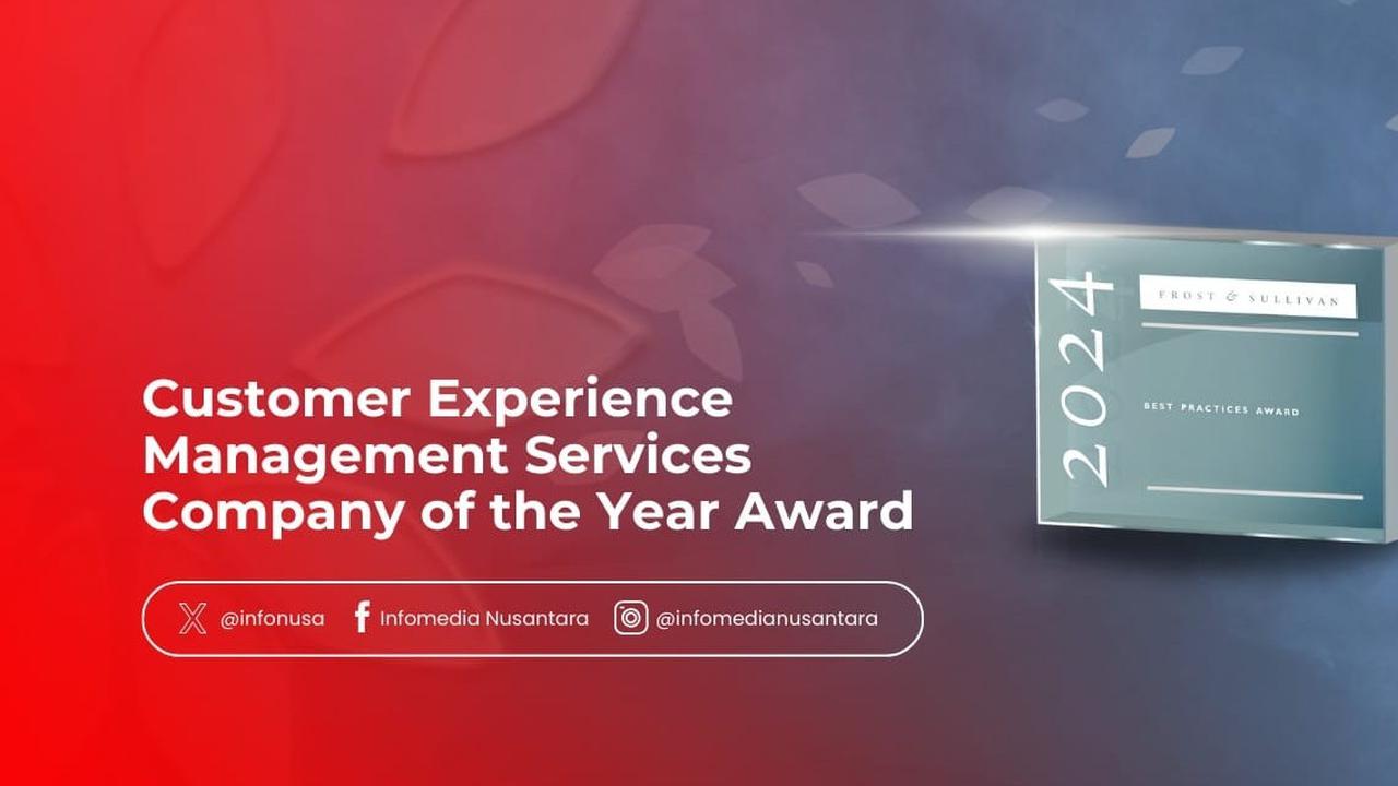 Infomedia Dinobatkan Sebagai Customer Experience Management Services Company of the Year 2024