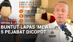 Buntut Lapas 'Mewah', 5 Pejabat Dicopot
