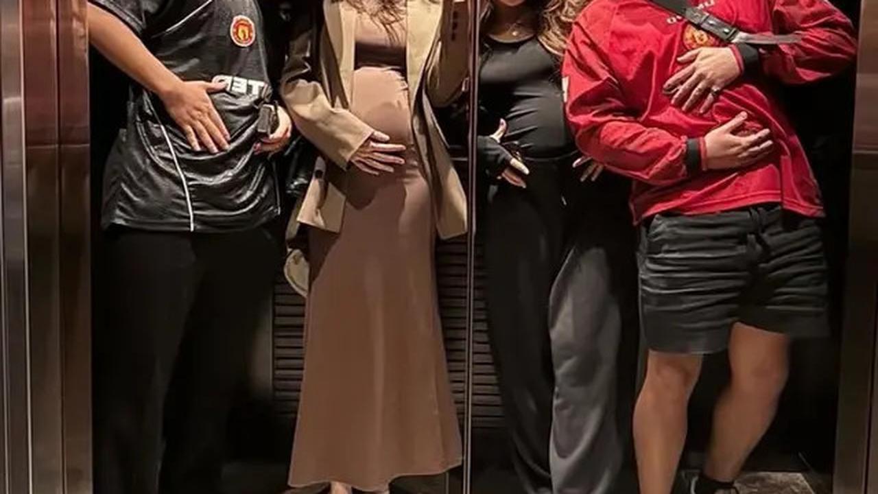 Tampilan Duo Bumil Aaliyah Massaid dan Mahlini Kompak Perlihatkan Baby Bump saat Nonton Konser Yura Yunita