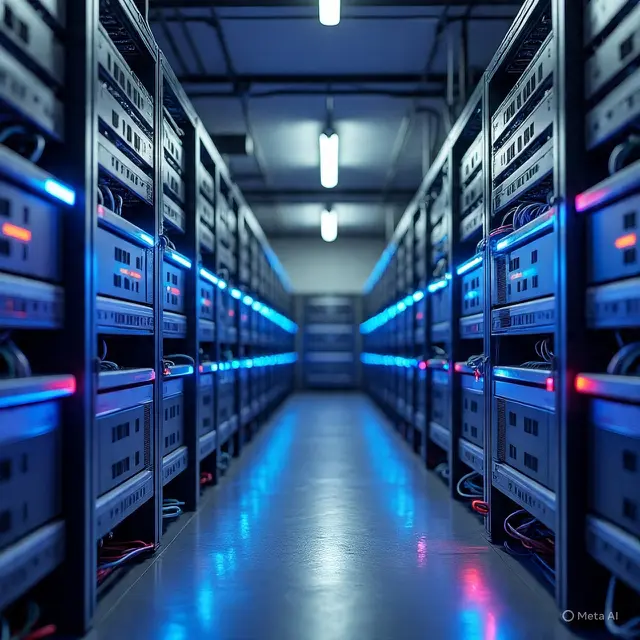Ilustrasi Ruangan Data Server.