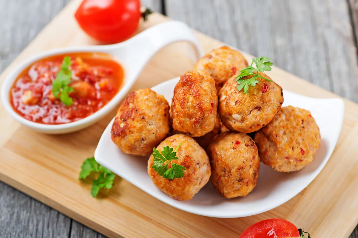 Resep Bakso Ayam Goreng