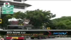 Sejumlah arah lalu lintas di sekitar Monas dialihkan terkait aksi long march 212.