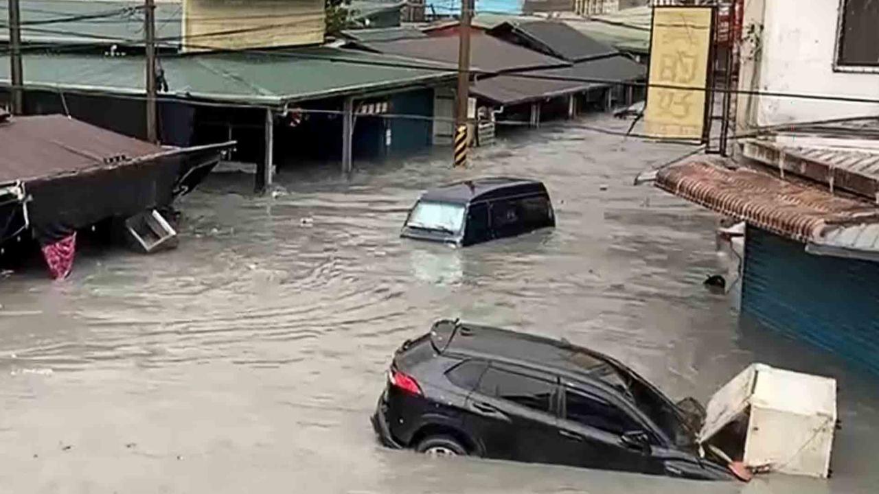 FOTO: Topan Ragasa Picu Jebolnya Danau di Hualien Taiwan, 14 Tewas dan 129 Hilang