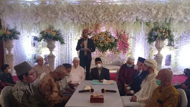 6 Momen Pernikahan Aktor Kolosal Rizal Djibran, Penuh Kebahagiaan