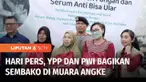 Memperingati Hari Pers Nasional, Persatuan Wartawan Indonesia atau PWI bekerjasama dengan Yayasan Pundi Amal Peduli Kasih, YPP SCTV-Indosiar, membagikan ratusan paket sembako di tempat pelelangan ikan Muara Angke, Jakarta Utara. Pembagian paket semba...