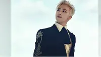 G-Dragon, member Big Bang ini baru saja menyelesaikan pelatihannya, berhasil mendapatkan nilai sempurna (Naver)