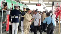 Momen Prabowo Resmikan LRT Kelapa Gading-Manggarai