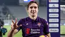 6. Federico Chiesa (Fiorentina) - Pemain 21 tahun itu tampil impresif di Liga Italia Serie A musim ini. Ia sudah mengemas 12 gol dan delapan assist untuk timnya musim ini di seluruh kompetisi. (AFP/ Isabella Bonotto)