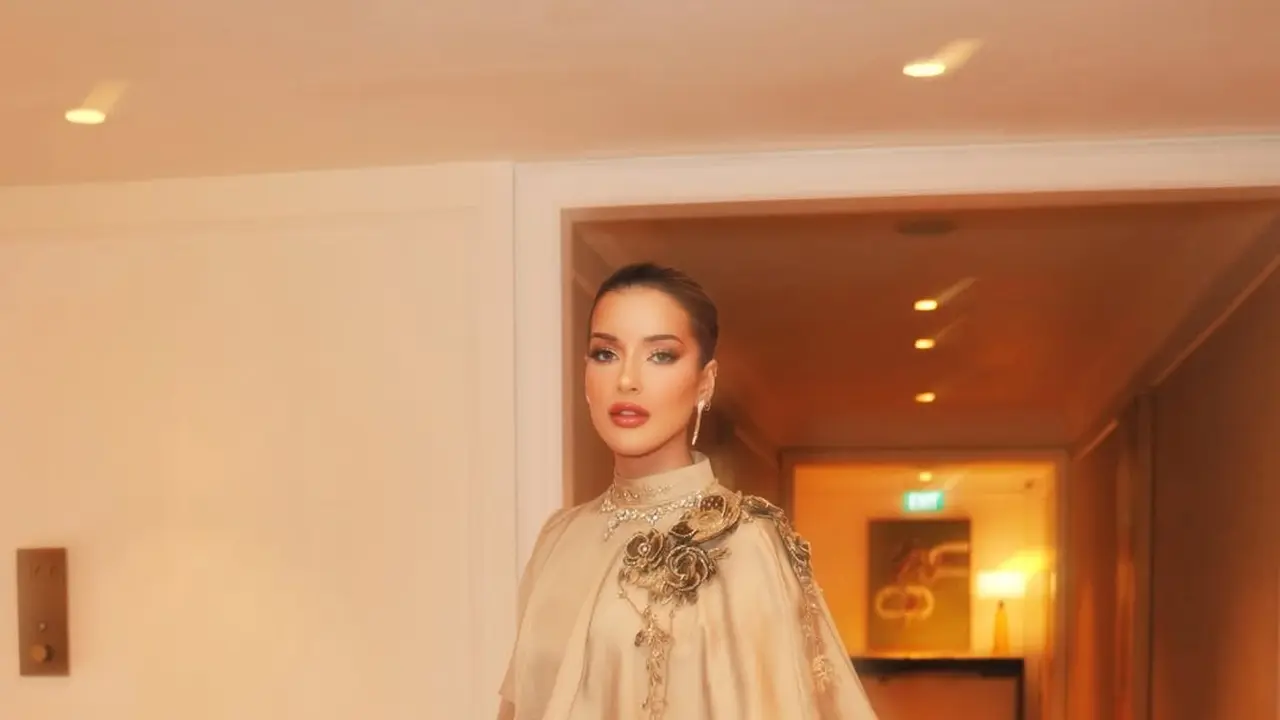 Elegan dalam Balutan Nude, Gaya Tasya Farasya di Acara Bvlgari Bisa Jadi Inspirasi Baju Lebaran