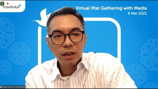Head of Corporate Communications Traveloka, Reza Amirul Juniarshah