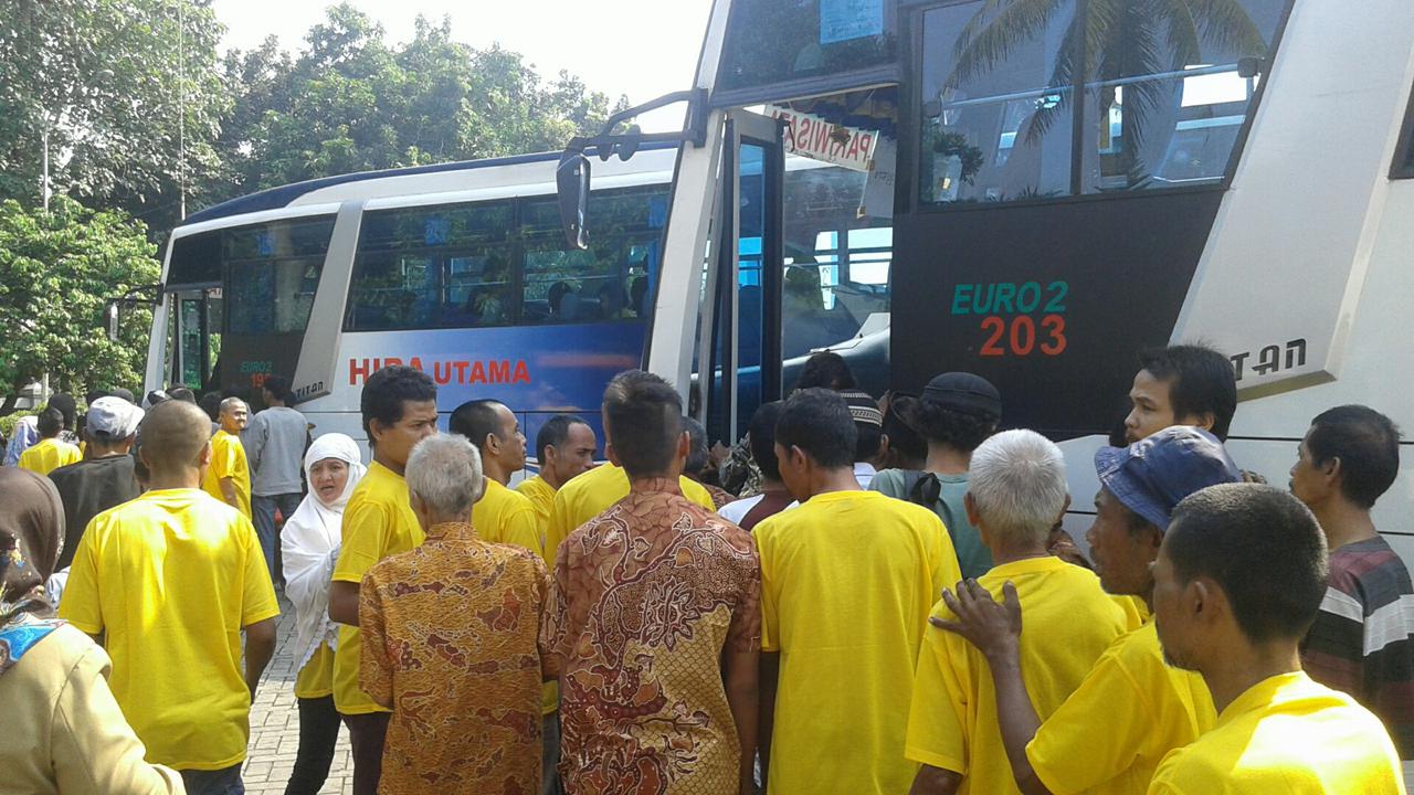 Gelandangan dan pengemis mudik