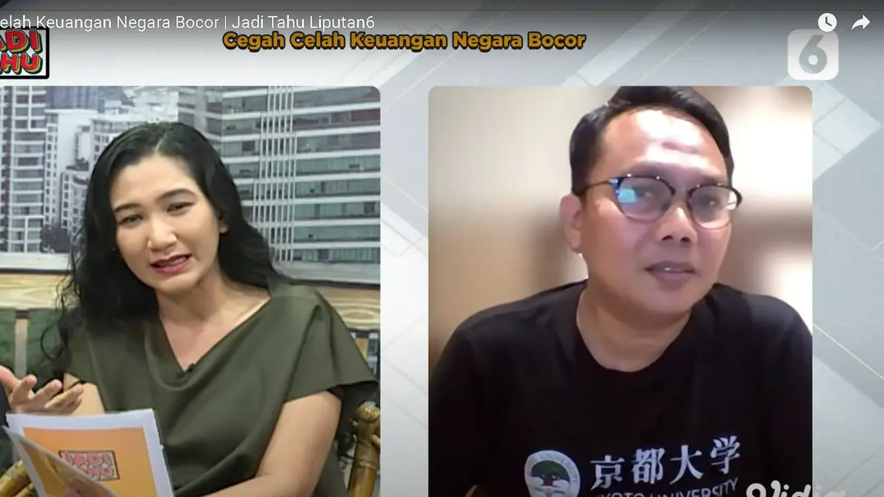 ’Ronny P. Sasmita dalam diskusi Liputan6 dengan tema Cegah Celah Keuangan Negara Bocor pada Rabu (23/10/2024).