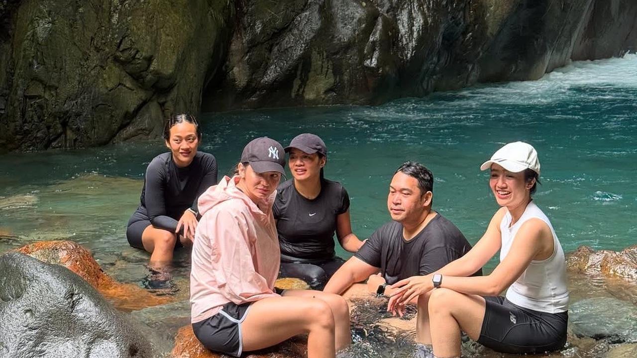 6 Potret Abigail Cantika Bareng Enzy Storia hingga Febby Rastanty Asyik Main ke Curug