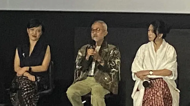 Lukman Sardi bicara dalam diskusi panel di puncak CapCut AI Content Fest di Jakarta, Jumat (11/9/2026). (Liputan6.com/Nola Vemiliana)