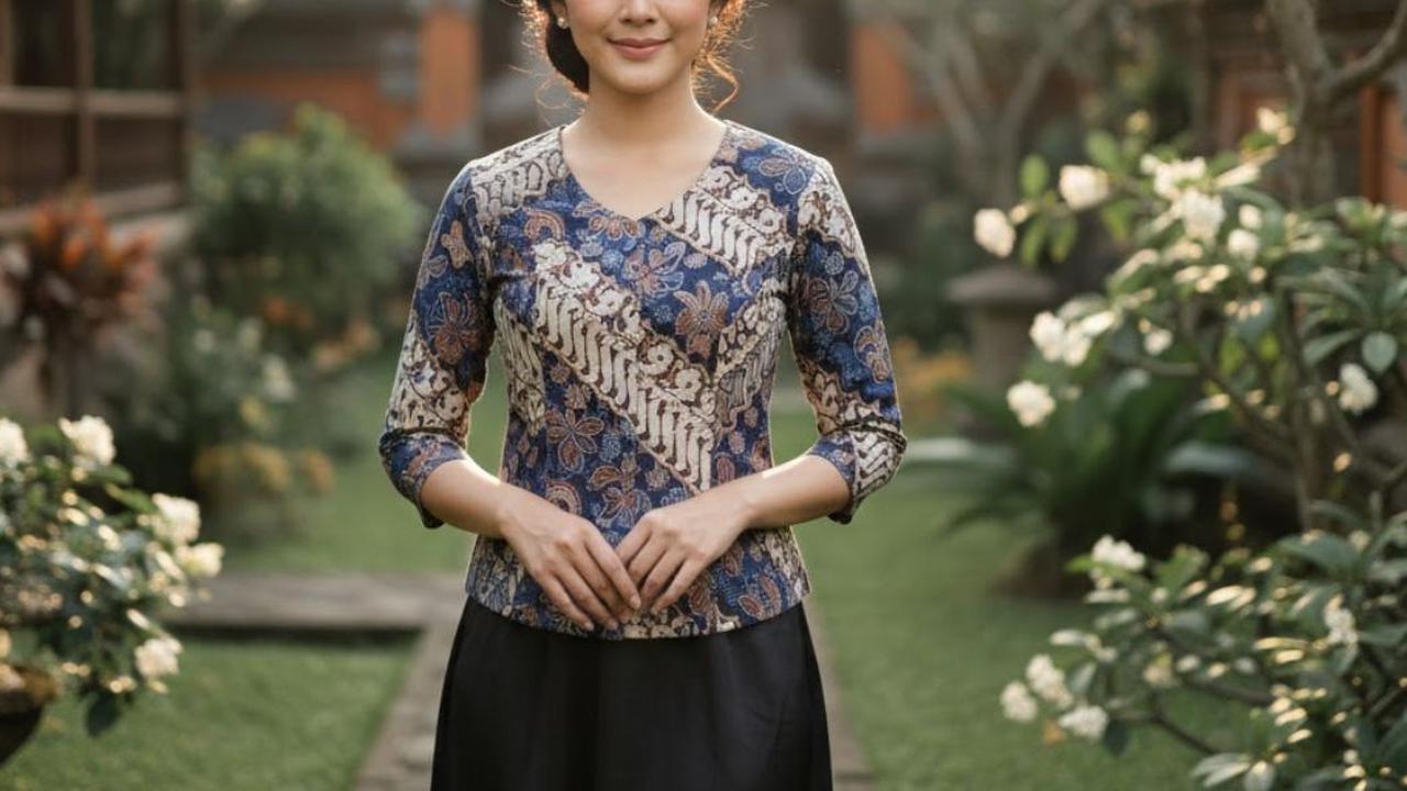9 Model Batik Modern yang Simpel dan Elegan untuk Acara Resmi 2025, Cantik Bersahaja