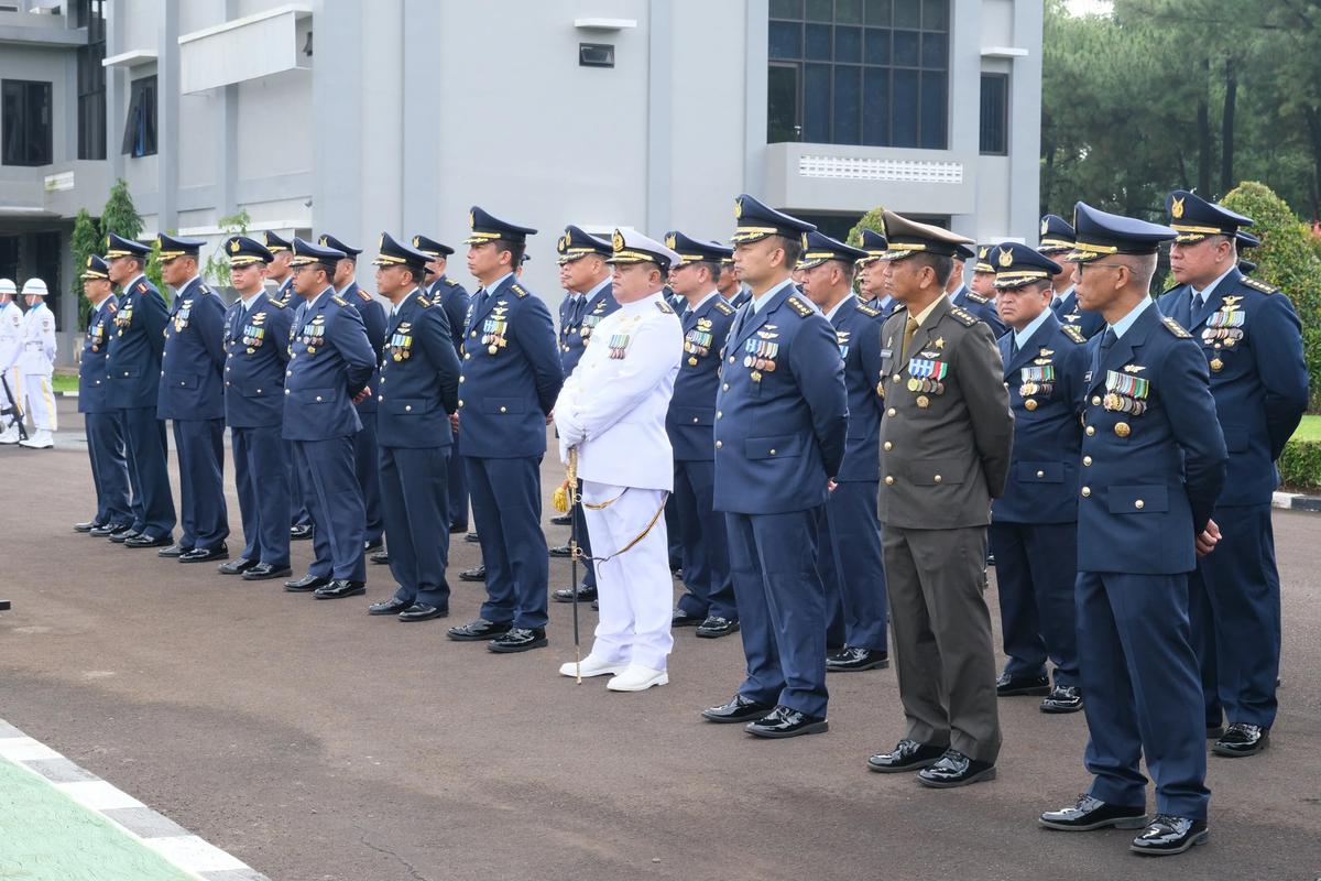 FOTO: Upacara HUT Ke 80 TNI AU Digelar di Makoopsudnas