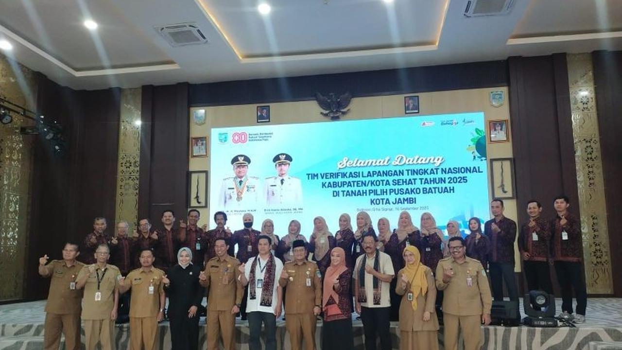 Trivia: Pemkot Jambi Bidik Predikat Swasti Saba Wistara, Wujudkan Kota Sehat Jambi 2025