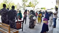 Antusiasme Warga Sikka Ikut Vaksinasi Gratis Lanal Maumere
