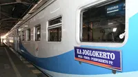  ‎PT Kereta Api Indonesia meluncurkan kembali KA Joglokerto dengan jurusan Solo-Jogja-Purwokerto. (Liputan6.com/Reza Kuncoro)