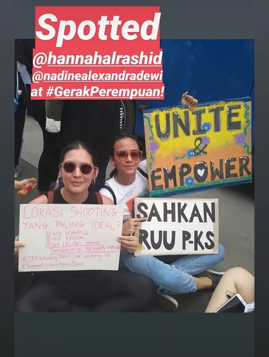 (Instagram Story/hannahalrashid)