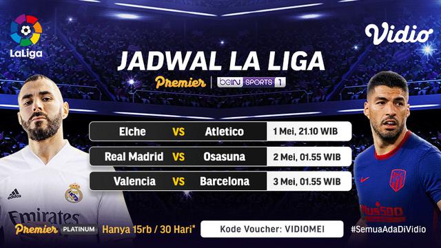 Streaming la Liga Spanyol Pekan Ini di Vidio