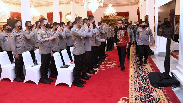 Momen Jokowi Kumpulkan Kapolres Seluruh Indonesia di Istana