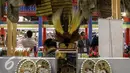 Para peserta pameran dan dan berbagai produk unggulan Indonesia yang di pamerkan dalam Trade Expo Indonesia 2016 di JIExpo Kemayoran, Jakarta, Kamis (13/10). (Liputan6.com/Faizal Fanani)