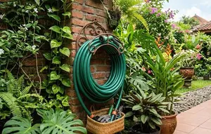 8 Ide Menyimpan Selang Taman agar Halaman Selalu Terlihat Rapi, Praktis untuk Rumah Minimalis