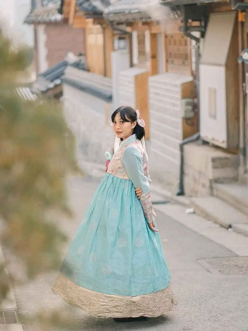Deretan Potret Cantik Seleb Indo Pakai Hanbok Korea Nabila Syakieb Paling Disorot Citizen6 Liputan6